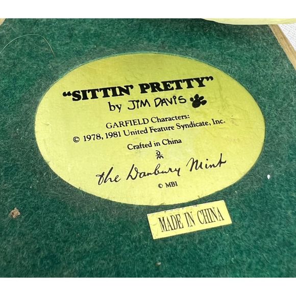 Jim Davies Garfield Odie comic books figurines Vintage Danbury Mint collectible - Picture 8 of 13